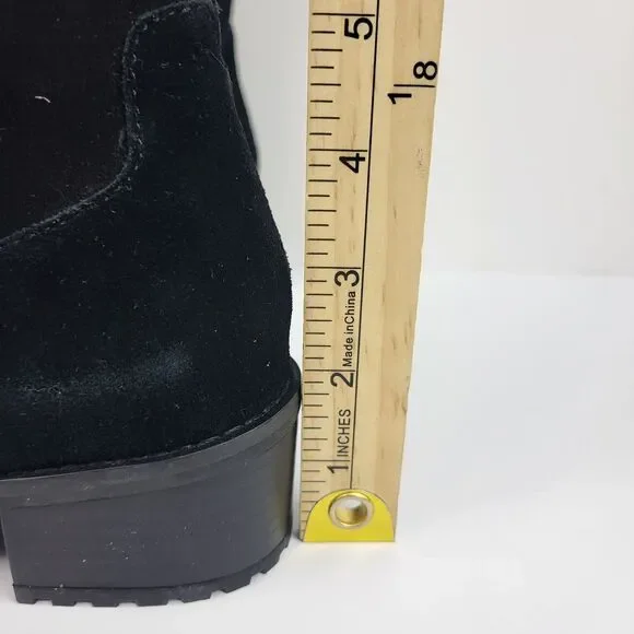 Blondo Starla Waterproof Black Suede Over-The-Knee Boots Women's Size 6.5M - Picture 5 of 16